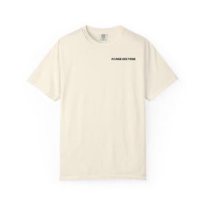 MIL MOA Reference T-Shirt, Long Range Shooting Shirt, Scope Math Back Print, Precision Rifle Gift, Garment Dyed Heavyweight Tee image 2