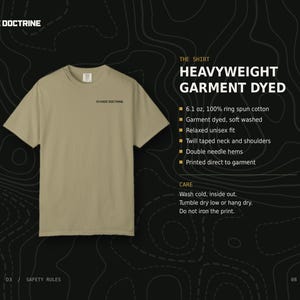 Camiseta con normas de seguridad para armas de fuego, camiseta para oficial de campo de tiro, estampado de seguridad en la espalda, regalo para instructor de tiro, camiseta de tejido grueso teñida en prenda. imagen 15