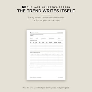 Deer Hunting Log Printable, Trail Camera Survey Sheets, Food Plot Record, Hunting Land Management Log Book PDF, Harvest and Observation Log image 9