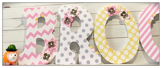 pink and yellow nursery