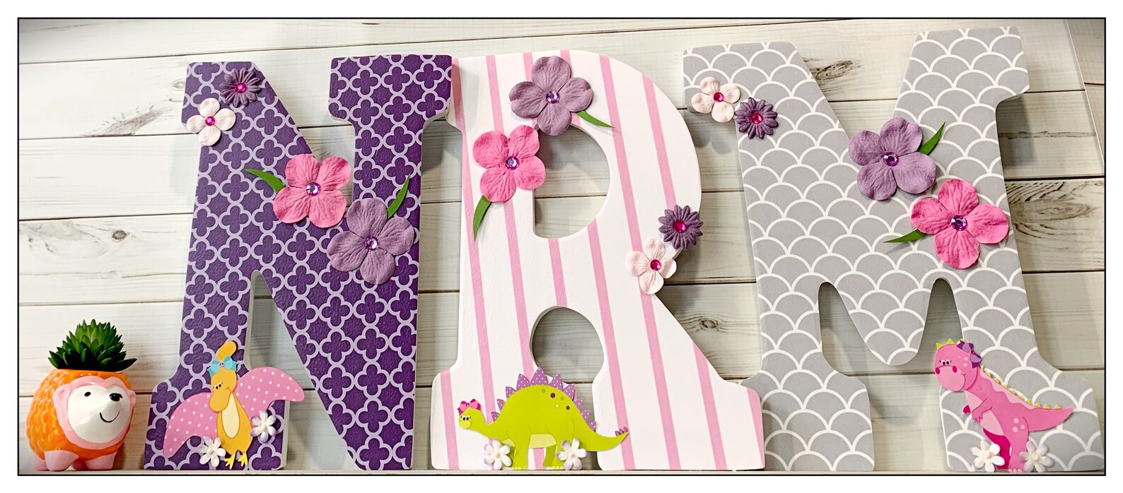 Dinosaur Nursery Baby Girl. Girls Nursery. Dinosaurs. Girls Etsy