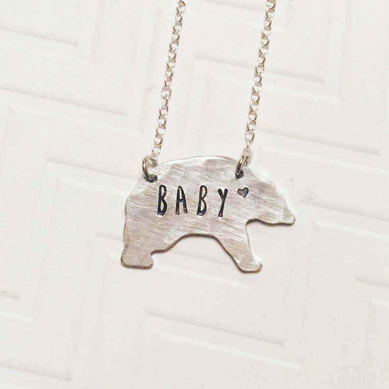 Mama bear baby bear necklace Clearance