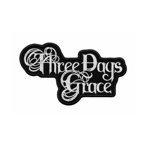 Three Days Grace Embroidered Patch | Gothic Rock Band Logo