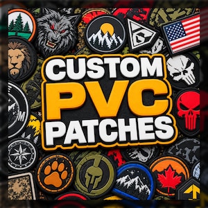 Custom PVC Patches, Personalized 3D Rubber Logo Patch,