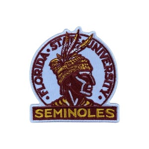 Florida State Seminoles Embroidered Patch Tribal Logo Patch