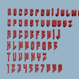 Amaz doom left font Stl