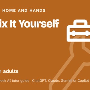 Home Repair for Beginners, 12-Week AI Tutor Guide, Fix Leaky Faucets, Drywall, Clogs and Sticking Doors, DIY Basics, PDF image 1