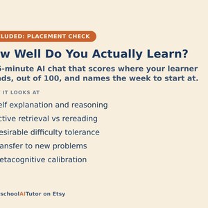 Learn How to Learn, 12-Week AI Tutor Guide, Teach Yourself Any Skill, Practice Loops, Spaced Practice, Adults, PDF bild 5