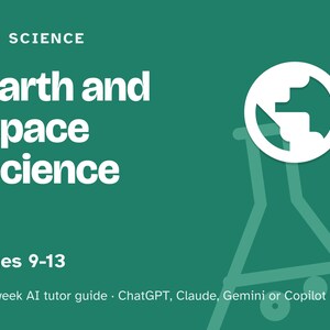 Homeschool Earth Science Curriculum, 12-Week AI Tutor Guide, Weather, Seasons, Planets and Stars, Ages 9 to 13, PDF image 1