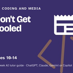 Media Literacy for Kids, 12-Week AI Tutor Guide, Spot Fake News, Ads and Clickbait, Critical Thinking, Ages 10 to 14, PDF image 1