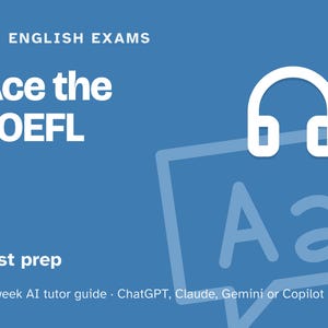 TOEFL Prep Study Plan, 12-Week AI Tutor Guide, Reading, Listening, Speaking and Writing Practice, Study Abroad, PDF image 1