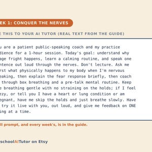 Public Speaking for Beginners, 12-Week AI Tutor Guide, Beat Presentation Nerves, Structure, Voice and Q and A, PDF image 2