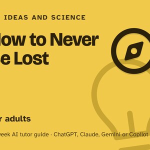 Learn Navigation Without GPS, 12-Week AI Tutor Guide, Map Reading, Sun and Stars as a Compass, Sense of Direction, PDF afbeelding 1