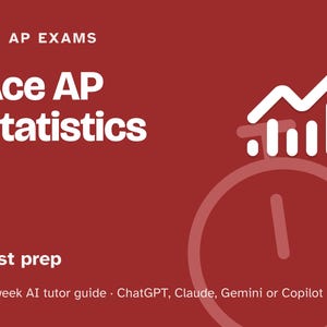 AP Statistics Prep Study Plan, 12-Week AI Tutor Guide, Probability, Sampling and Inference, Homeschool High School, PDF