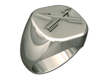 Mens Special Forces Badge Ring