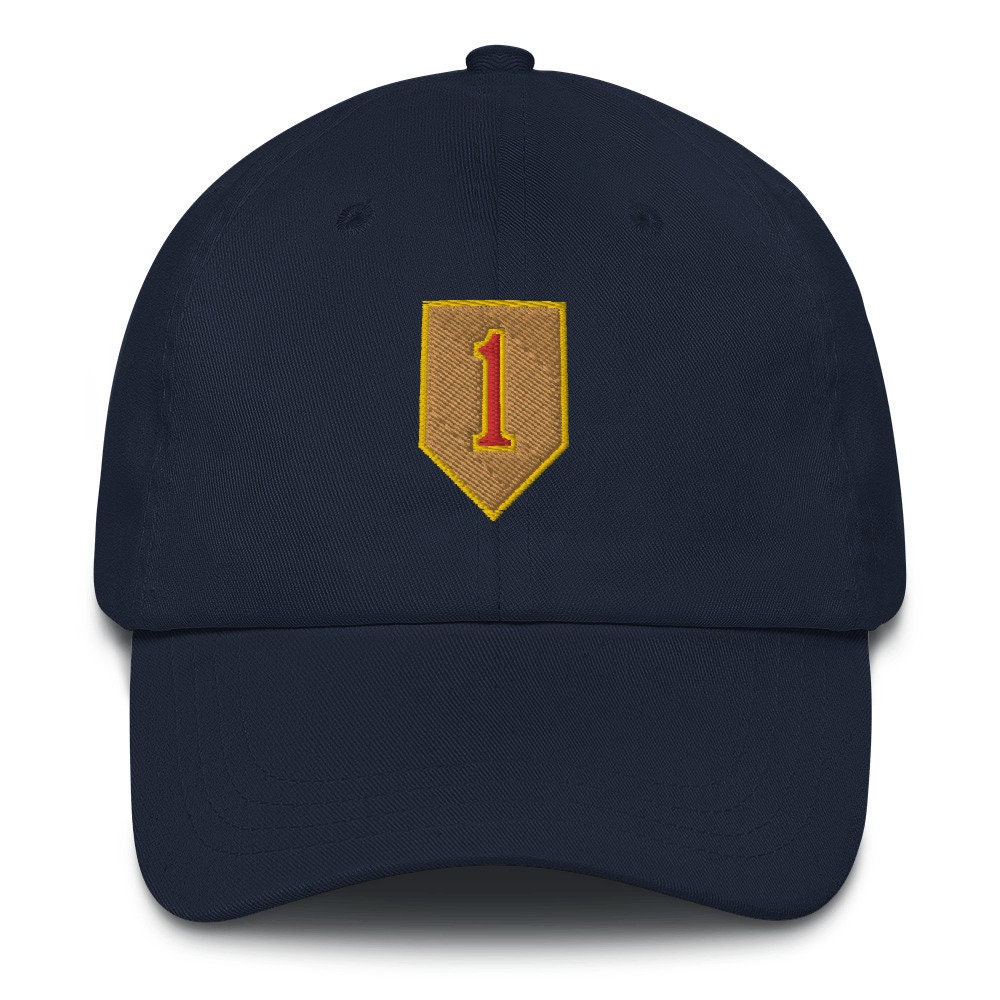 Nero 1st Primo Fanteria Division Militare Cappello Baseball - Foto 5