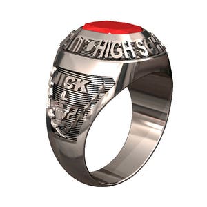 Sterling Silver School Ring