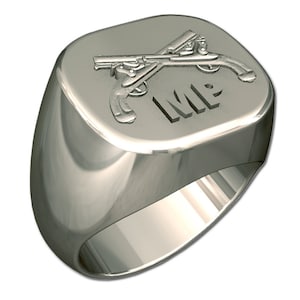 Mens Army Military Police Ring