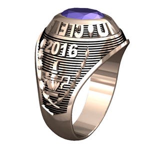 Traditional Ladies College Class Ring