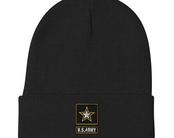 United States Army Embroidered Beanie