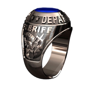 Police Ring, Sterling Silver