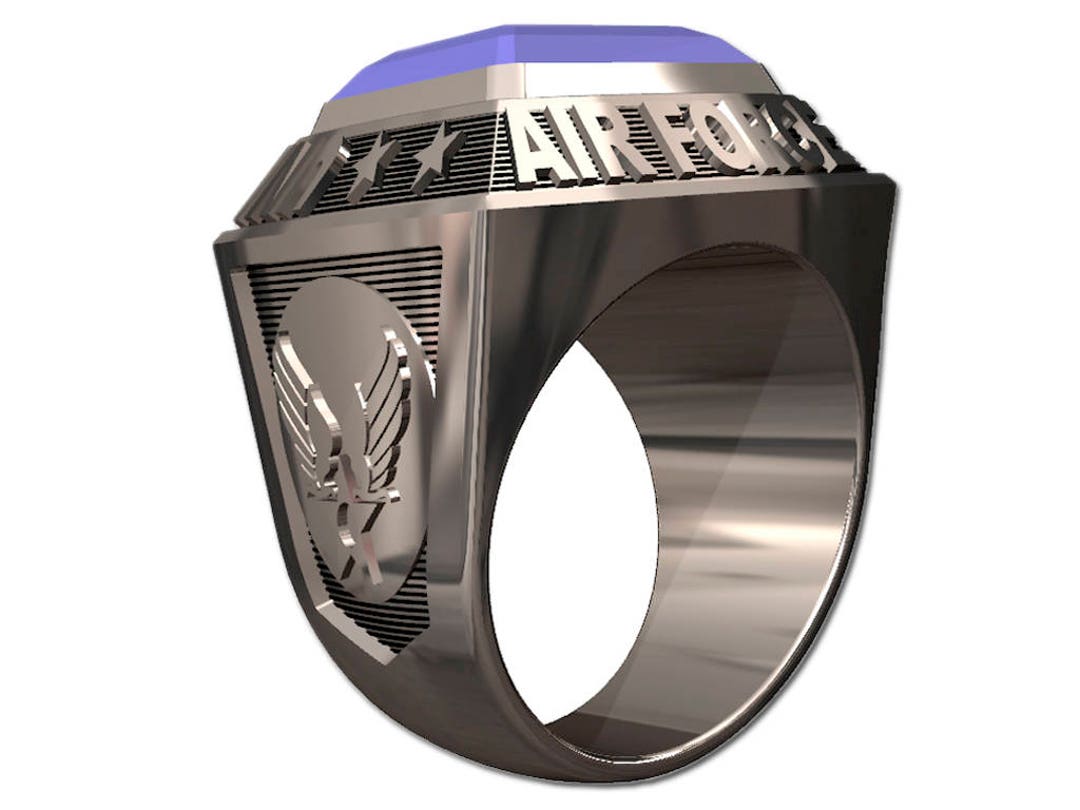US Air Force Men's Ring - Championship Style - Etsy