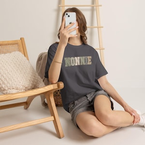 Nonnie Patchwork Letters Tee | Mormors namntröja