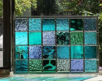 Stained Glass Modern Ocean