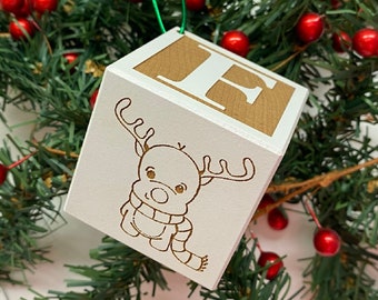 Baby&#39;s First Christmas Ornament 2025 - Personalized New Baby Ornament Newborn, 1st Holiday Keepsake Gift for Boys & Girls