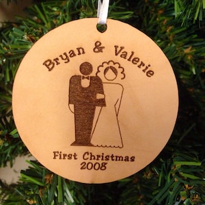 3rd Anniversary Gift Leather Gift for Third Anniversary Personalized 3rd Anniversary Gift Leather Gift Anniversary Christmas Ornament Unique