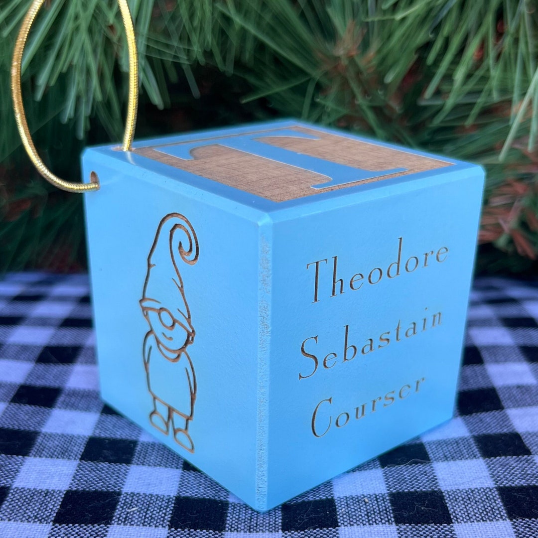 Babys First Christmas Ornament, Personalized Baby's 1st Christmas