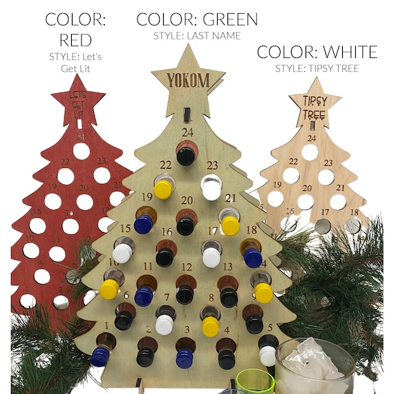 Wooden Christmas Tree, Alcohol Advent Calendar, Mini Liquor Bottle Advent Calendar, Liquor Advent Calendar, Adult Advent Calendar - Etsy wooden-christmas-tree-alcohol-advent-calendar-mini-liquor-bottle-advent-calendar-liquor-advent-calendar-adult-advent-calendar-etsy