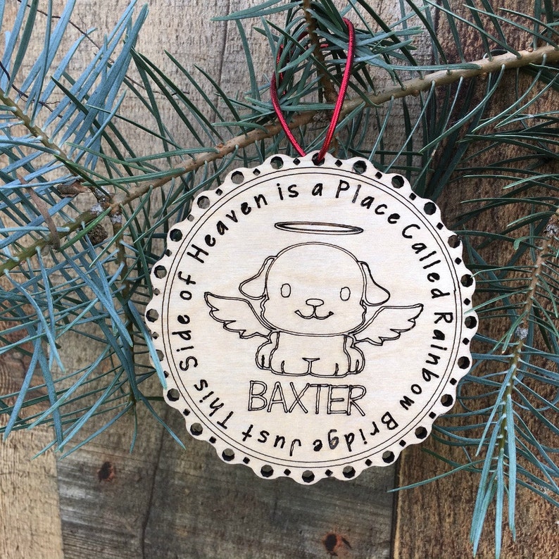 Pet Memorial Ornament Puppy Angel Dog Angel Ornament Dog Etsy New Zealand