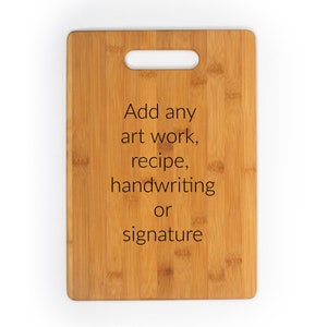 Recipe Cutting Board Personalized Recipe Handwriting Gift Handwritten Recipe Wooden Cutting Board Personalized Mothers Day Gifts image 6