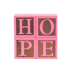 Bloques de madera con letras para nombres de bebé - Bloques personalizados con letras del alfabeto para bebé, regalo para recién nacidos y decoración para habitación infantil