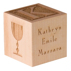 First Communion Gift Personalized for Goddaughter & Godson, Holy Communion Catholic Keepsake from Godparent, Religious Present