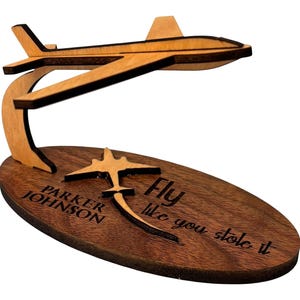 Pilot Gift for Women, Aviation Keepsake, Flight Room Office Decor, Student Pilot First Solo Flight, Discovery Flight Keepsake