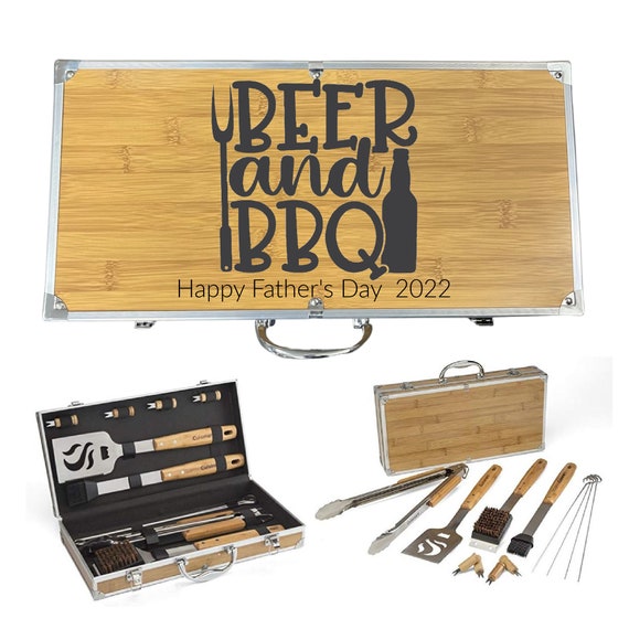 Personalized Grill Set Grill Tools Grilling Gifts Grilling Set BBQ