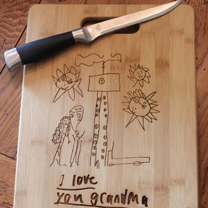 Recipe Cutting Board Personalized Recipe Handwriting Gift Handwritten Recipe Wooden Cutting Board Personalized Mothers Day Gifts image 8