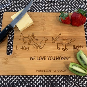 Recipe Cutting Board Personalized Recipe Handwriting Gift Handwritten Recipe Wooden Cutting Board Personalized Mothers Day Gifts image 2