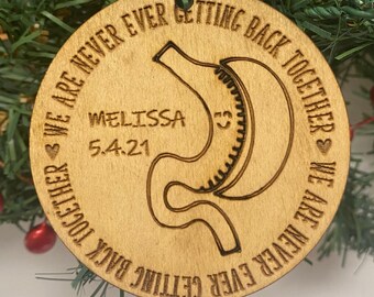 Personalized Bariatric Ornament, VSG Christmas Ornament, Personalized Gastric Bypass Ornament, Personalized Weight Loss Surgery Gift