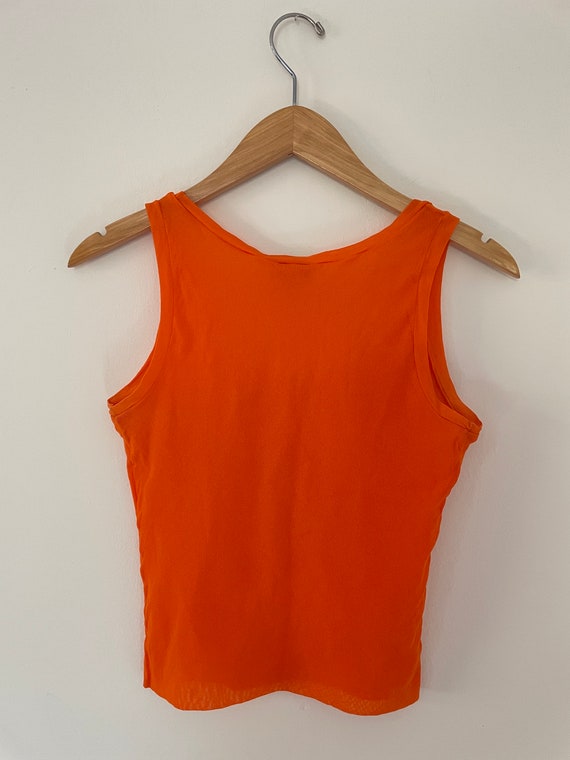 Vintage Y2K Orange Cosabella Tank - image 2