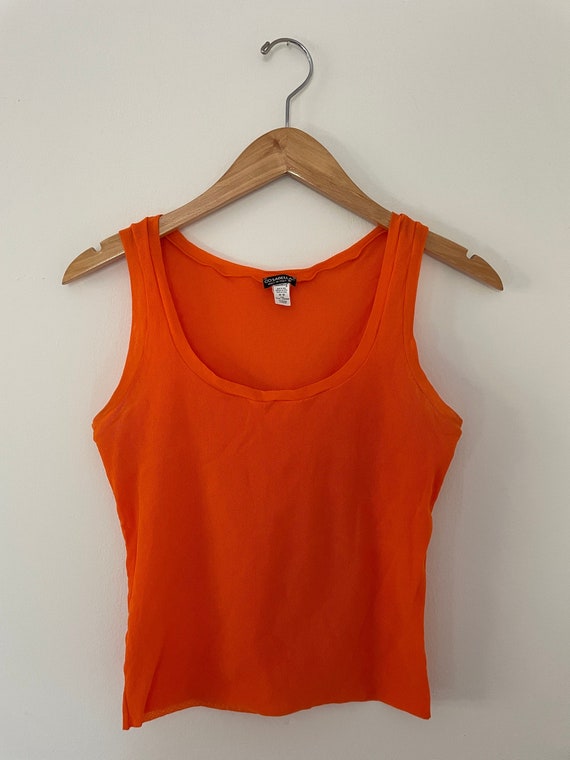 Vintage Y2K Orange Cosabella Tank - image 1