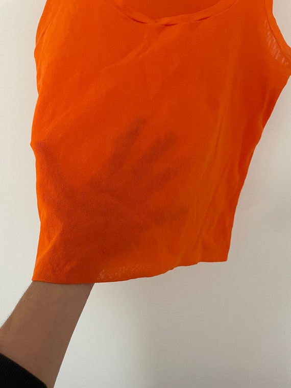 Vintage Y2K Orange Cosabella Tank - image 3