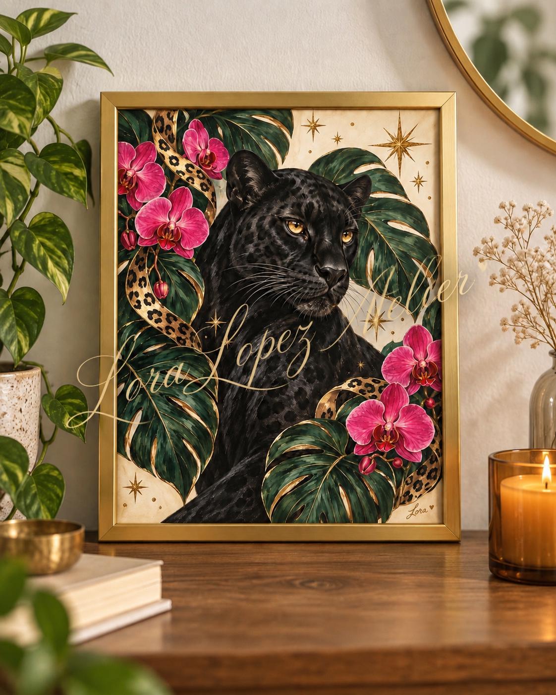 Pink Panther Glass Art - Etsy