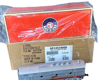 LIONEL 6-14539 Santa Fe F3-B Diesel Non Powered Locomotive Unit