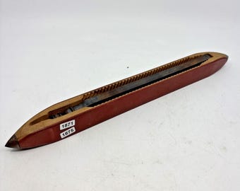 Wooden Weaving Shuttles Es 52271 End Feed 16” Loom Tools w/ Tension Mechanism
