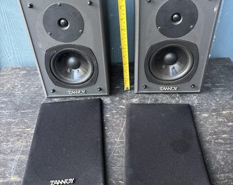 Tannoy PBM 5 II 1990's Black Studio Monitor 11.5” Speakers