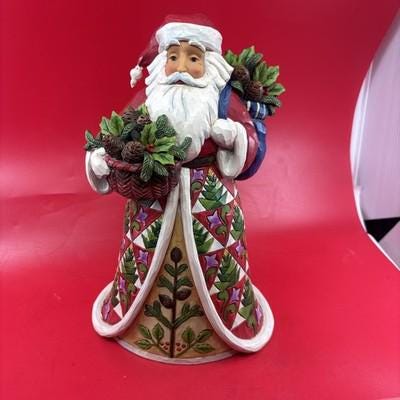 Jim Shore Christmas Santa Figurines - Etsy