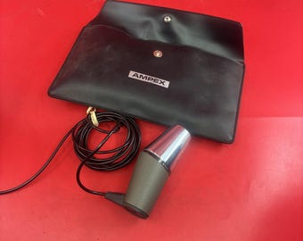 Vintage AMPEX 1101 Dynamic Microphone As Is Untested Cut Wire
